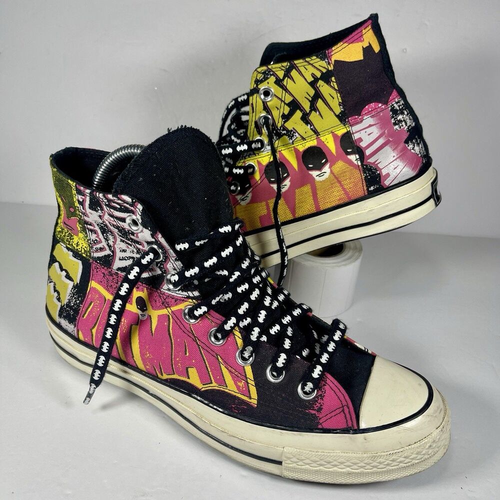 Converse Chuck 70 Hi x Batman 80th Anniversary Comic 2019 Men's 8.5 /Women’s10.5